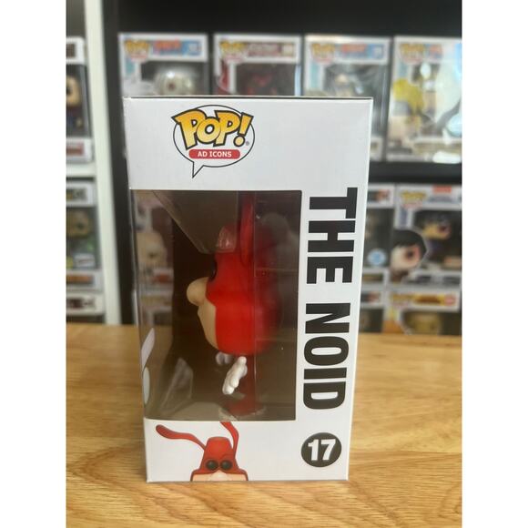 VAULTED GLOW IN THE DARK The Noid Funko Pop Ad Icons #17 Domino's Pizza GITD Ads - Picture 4 of 6